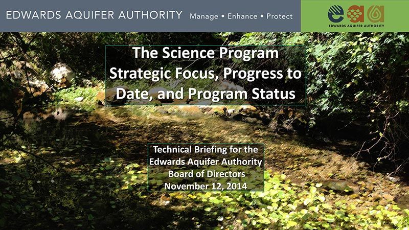 The Science Program Strategic Focus, Progress to Date, and Program Status