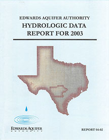 Hydrologic Data 2003