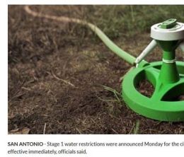 Stage 1 drought restrictions, effective immediately, announced for SA