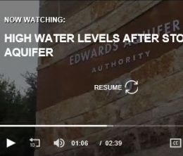 Overnight flooding rains gave a much needed big boost to the Edwards Aquifer