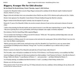 Biggers, Krueger file for EAA director