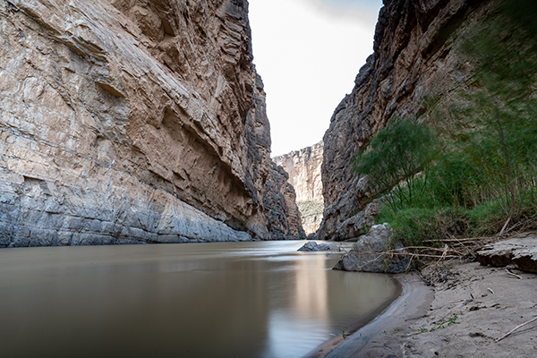 limestone formation along waterway