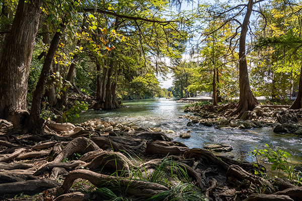 river along the aquifer