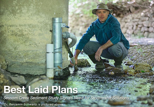 Best Laid Plans Sessom Creek Sediment Study Signals Need for Stormwater Solutions