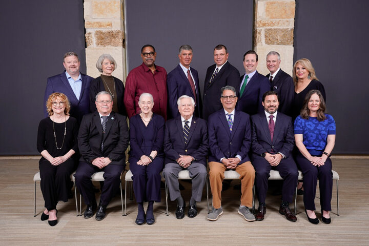 group photo of board