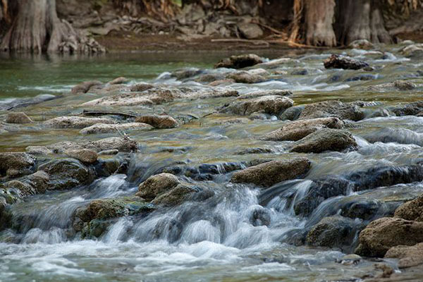 Stream flowing over rocks