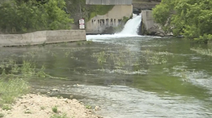 waterfall in river