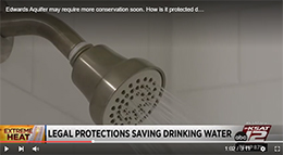 Legal protections saving drinking water with running shower