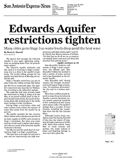 Edwards Restrictions Tighten