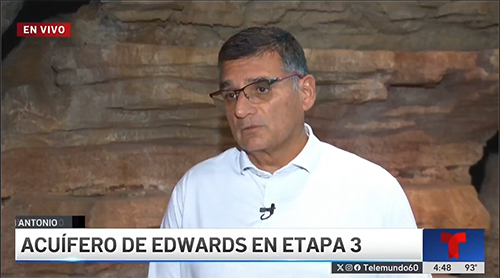 Man on the news
