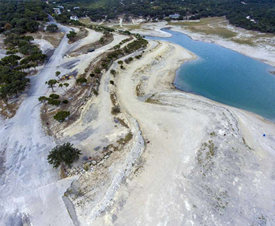 Remember when Medina Lake looked like a big puddle? It’s headed that way
