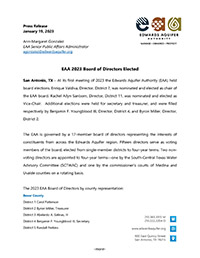 EAA 2023 Board of Directors Elected