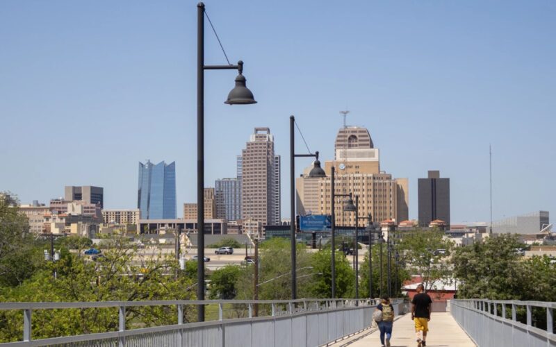 A picture of a walk way in Austin Texas