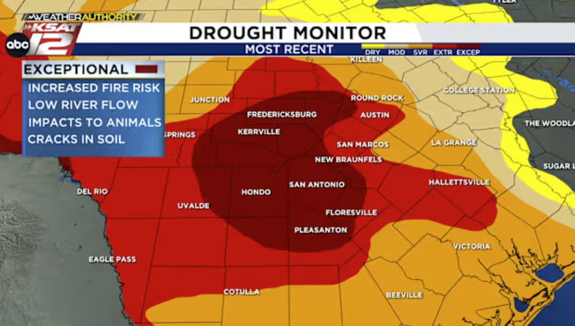 drought monitor map