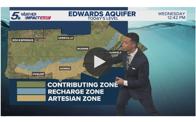 Impact on extreme drought and historically low water levels across Texas