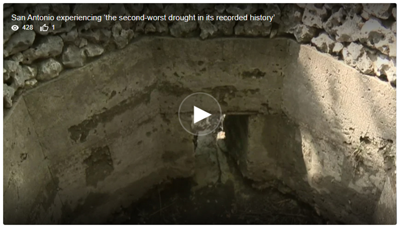San Antonio experiencing the second-worst drought in its recorded history