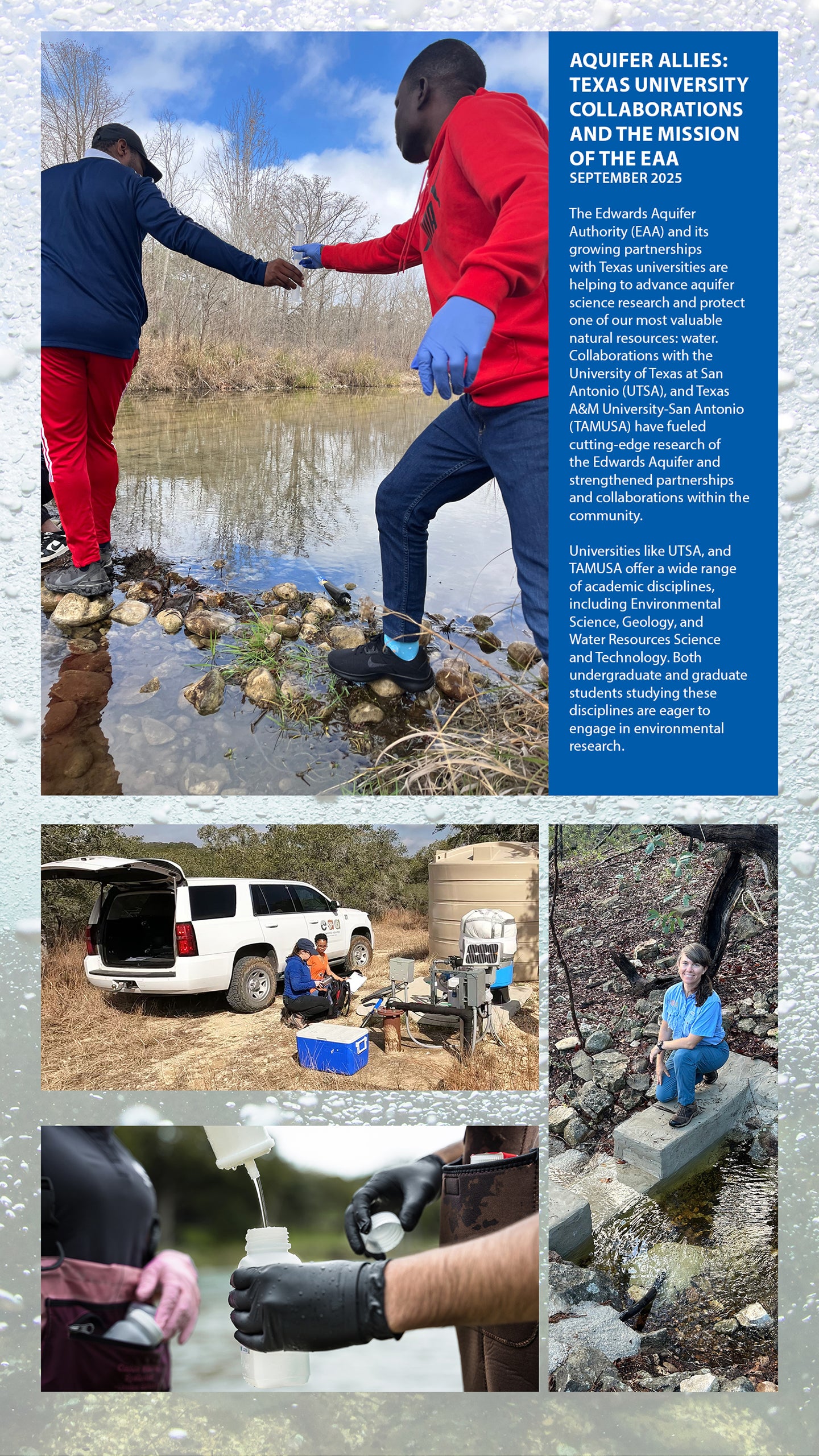 Aquifer Allies: Texas Universities and Colleges Collaborations supporting the Mission of the EAA