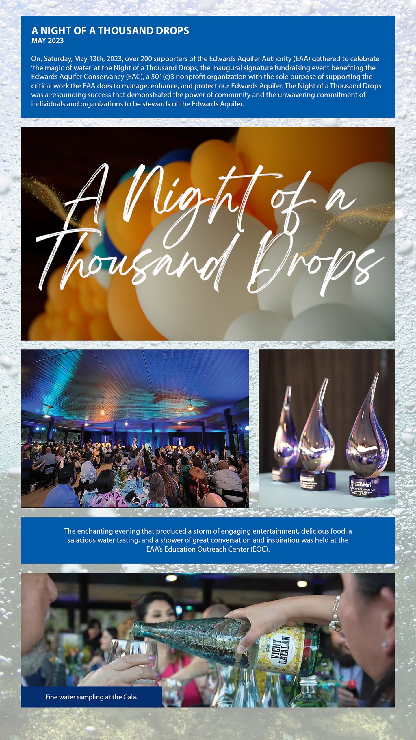 EAC Gala: A Night of a Thousand Drops