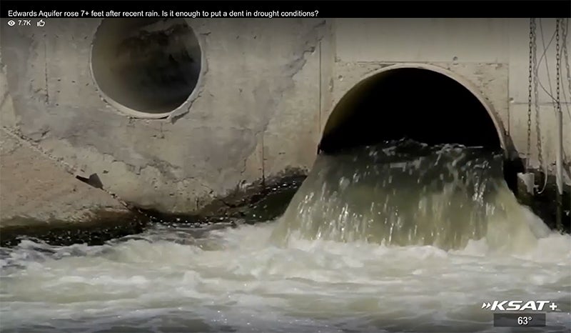 Edwards Aquifer rose 10 feet after recent rain. Is it enough to put a dent in drought conditions?