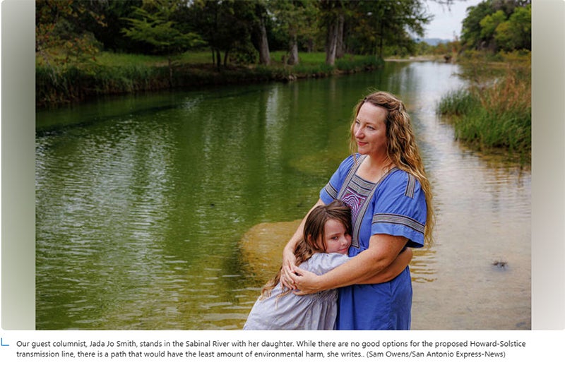 Texas must choose the least-harmful path for Hill Country transmission line