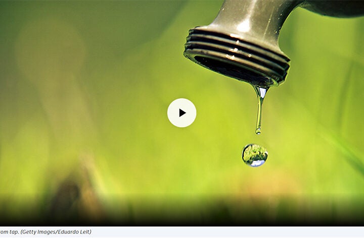 Drop from tap-Getty Images
