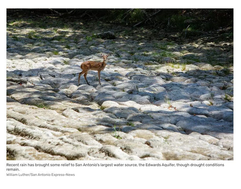 Edwards Aquifer Authority eases restrictions as water levels improve