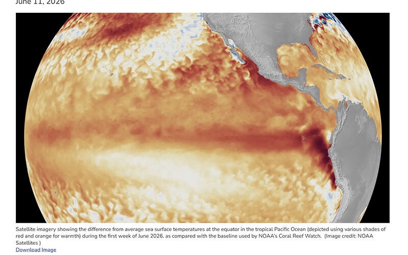 El Nino forms, expected to strengthen, say NOAA forecasters