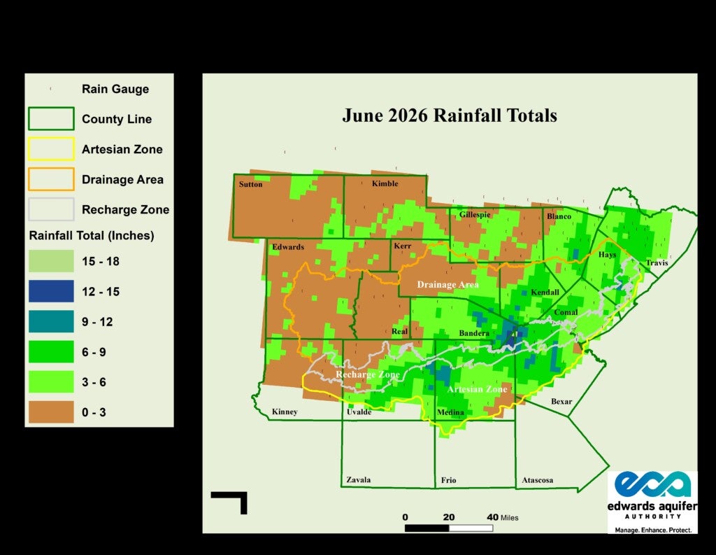 2026 June 3 inch calibrated rain map