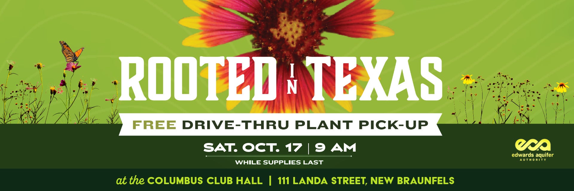 Rooted in Texas Drive-Thru Plant Pick-Up Event