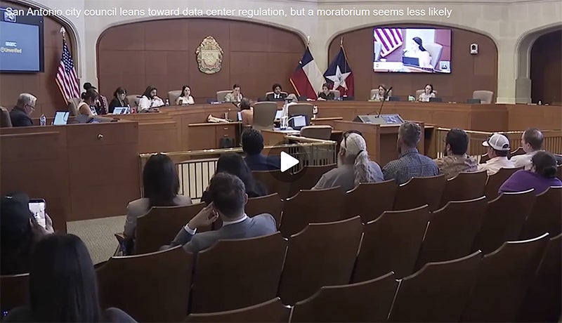 San Antonio city council leans toward data center regulation, but a moratorium seems less likely